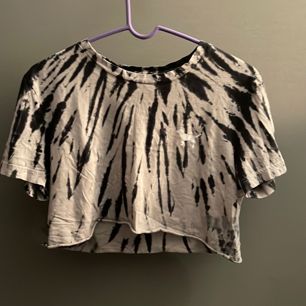 Pink by Victoria Secret Tie Dye Crop Top